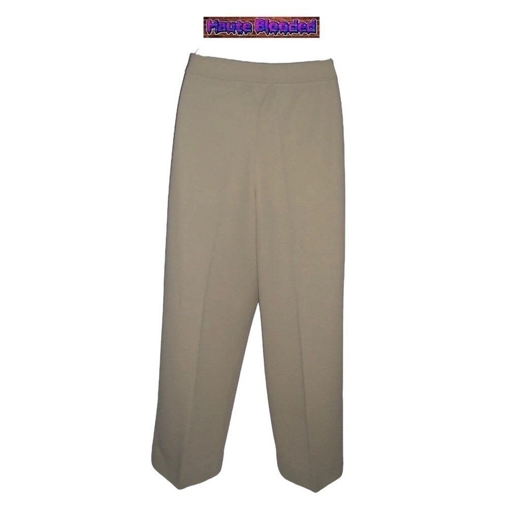 Vintage 70s Givenchy Sport Beige Striped Sweater Pants Scarf Logo Couture Petite - Picture 8 of 15